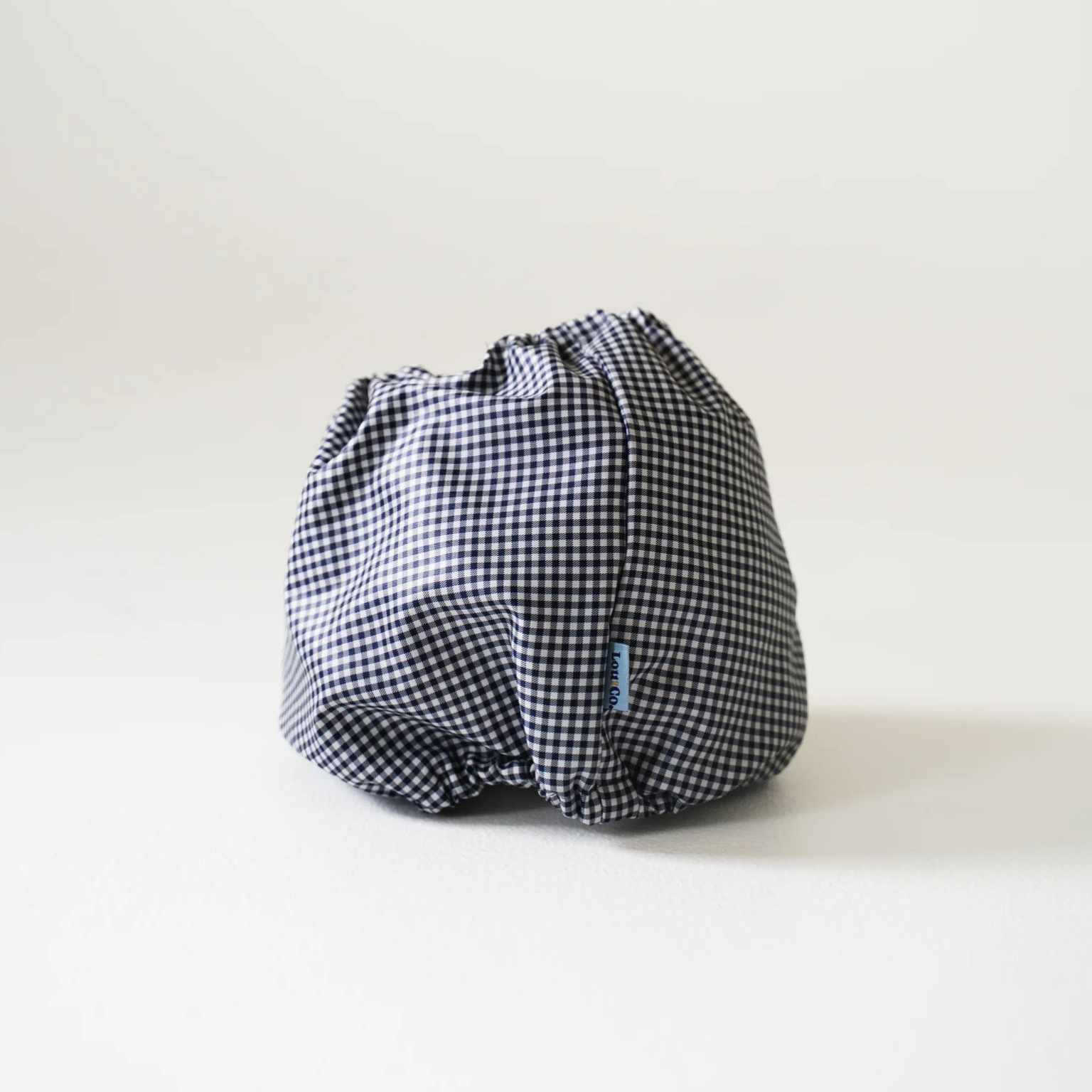 Snood waterproof vichy bleu marine et blanc - Lou and Co